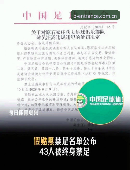 资深用户分享：从B体育平台看足协第三批禁足名单，中国足球的“刮骨疗毒”之路
